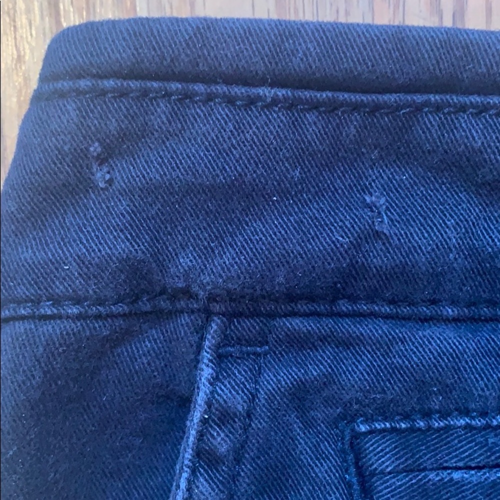 American Eagle Black Stretch Short Shorts Sz 6 - Picture 6 of 6